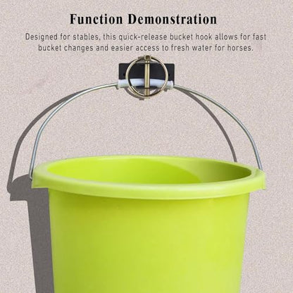 Barn Bucket Hook Grain Hanger Bracket with Pin