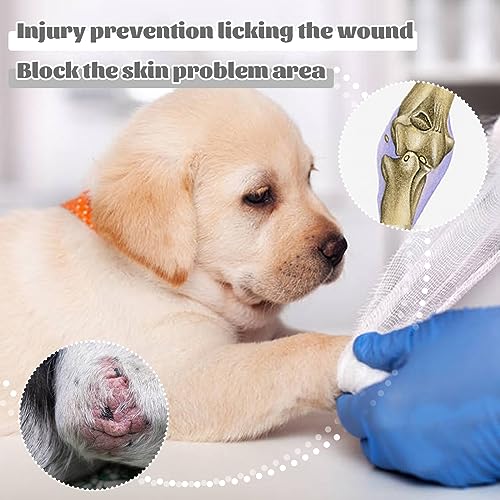 Dog Arm Sleeve for Front Leg to Stop Licking Surgical Wounds and Skin - color: Grey, size: S