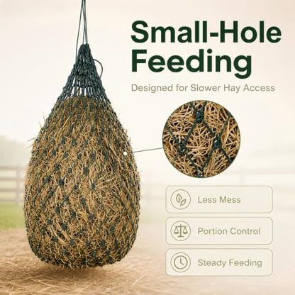 Heavy-Duty Hay Bags (Pack of 2) Hay Nets for Horses and Livestock