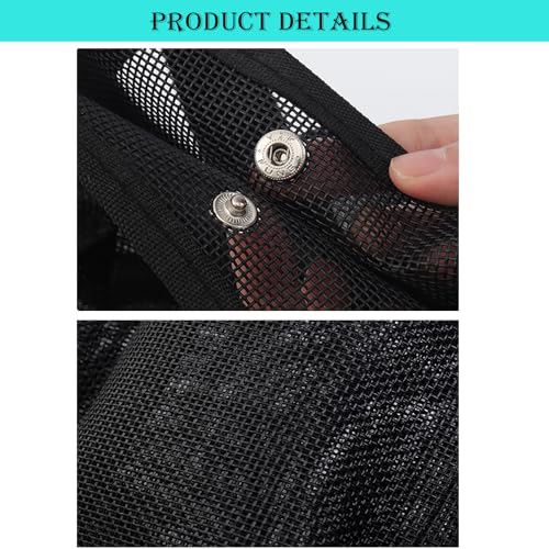 1Pcs Horse Grooming Bag Durable Horse Tool Bag with Pet Grooming Organizer for Horses, Dogs, and Other Pets (Black)
