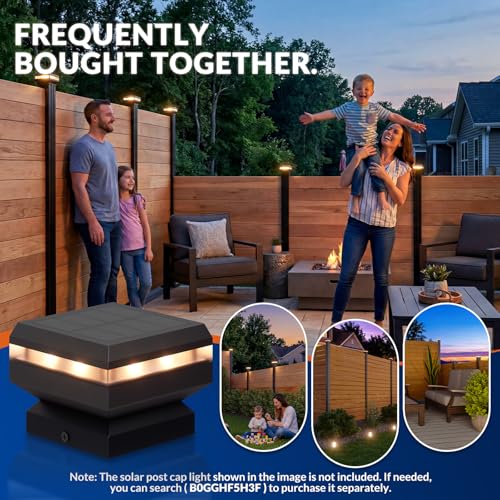 2 Pack 45" 3-Way Aluminum Fence Post, 1.8mm Thick Walls & 10mm Base - color: 2 Pack Black Fence Post, size: 45in