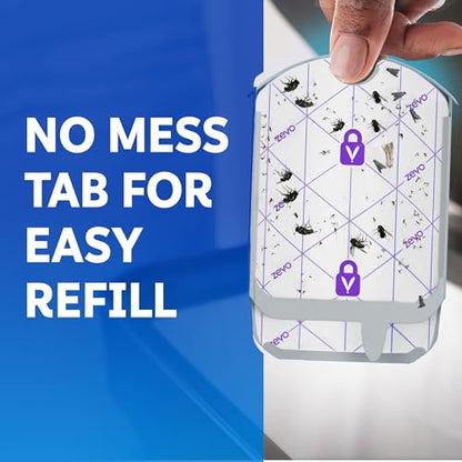 Zevo Flying Insect Trap Refill Cartridges for Fruit Flies & Gnats, 10 Count - style: 10 Refill Cartridges