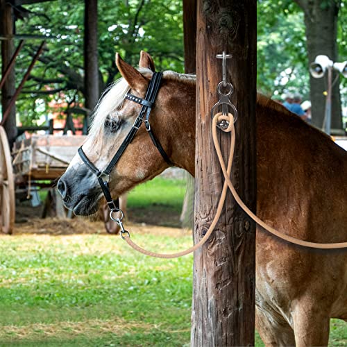 Martx Blocker Tie Ring for Horses, Stainless Steel Tack Accessories