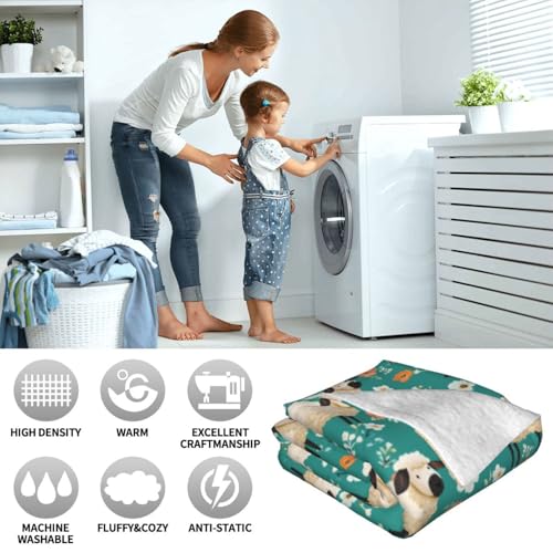 Cute Sheep Throw Blanket Sheep Gifts for Boys Girls 60"x50" - color: Sheep, size: 60" x 50"