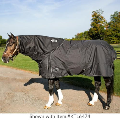 Country Pride Storm Pro 1200D Neck Cover, Waterproof Turnout Sheet Accessory, Breathable Nylon Lining, Adjustable Elastic Straps, Durable Rip-Stop Material (X-Large) - size: X-Large