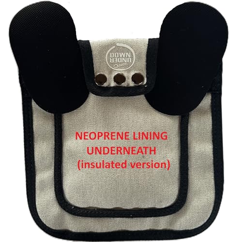 DOWN UNDER OUTDOORS 2 Medium-Large Chicken Saddles (Insulated Light Gray) - color: Insulated Light Grey