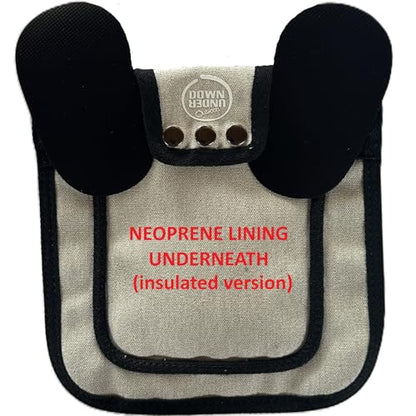 DOWN UNDER OUTDOORS 2 Medium-Large Chicken Saddles (Insulated Light Gray) - color: Insulated Light Grey