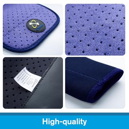 Coodeo Dog Recovery Sleeves, Cone Collar Alternative, Abrasion Resistant Dog Recovery Suit, Washable 2.5mm Thick and Waterproof, Pet Wounds Prevent Licking, Biting (Purple, S) - color: Purple, size: S