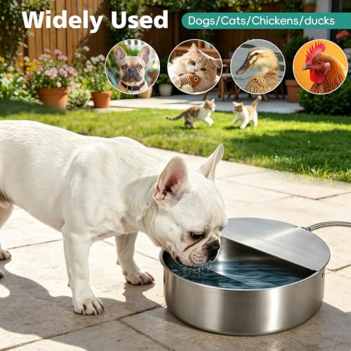 Automatic Dog Water Bowl with Float Valve