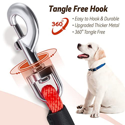 Check Cord Dog Leash Long Lead Obedience Recall Training Tracking Line 30ft - color: Red