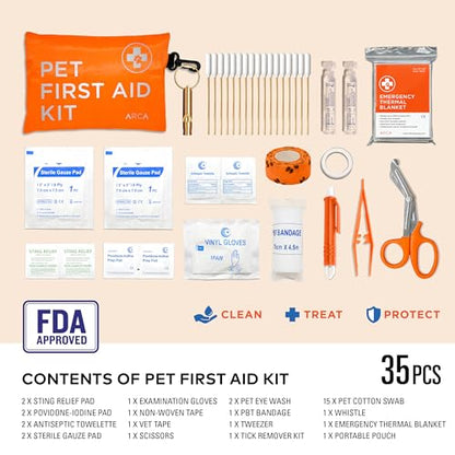 ARCA PET Dual First Aid Kit Bundle – Home, Travel, and Outdoor Emergency Essentials