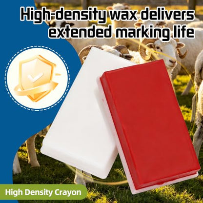 Replacement Marking Crayon Blocks for Ram Breeding Harness (Red,Blue,Green) - color: Red,Blue,Green