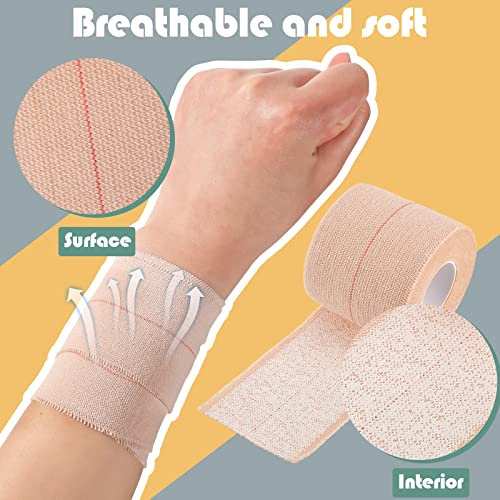 BBTO 4 Rolls Elastic Adhesive Tape Bandage, 5 Yard, 2 Inch - size: 2 Inch in Width