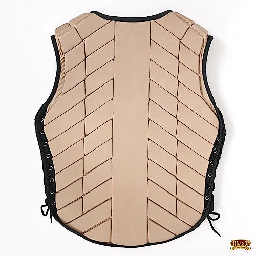 HILASON Tan Rodeo Safety Vest Protective Gear Equestrian - size: X Small