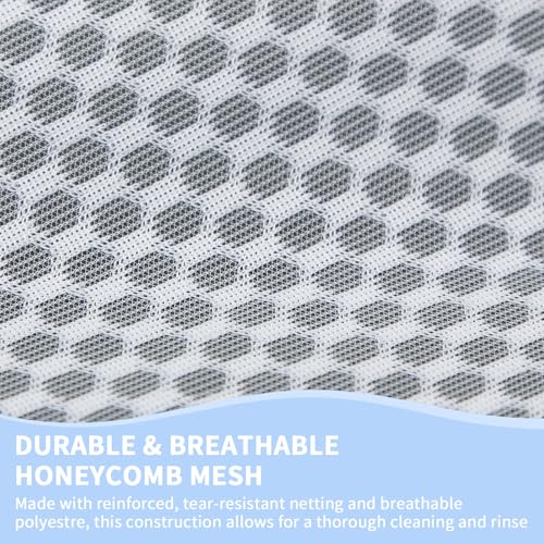 24PCS 12X16IN Laundry Bags Mesh Wash Bags for Strong Zipper | Upgraded Honeycomb and Fine Mesh Design Delicate Laundry Bag for Clothes, Bras,Socks,Travel Organization - size: 24PCS-12X16IN