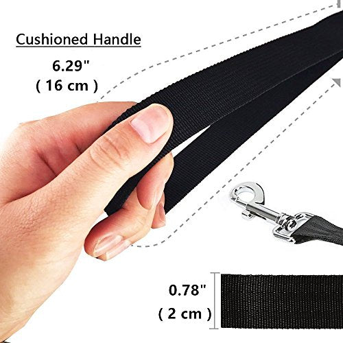 Hypeety Dog Training Leash Strong Nylon Lead for Training Walking, 3pcs - color: 3pcs