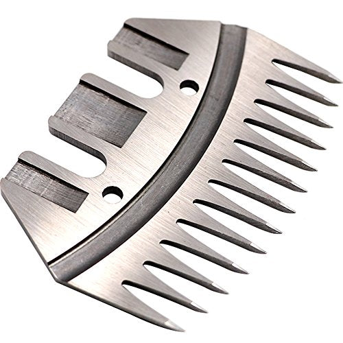 Sheep Shears Blades Replacement Clipper Blades Stainless Steel Straight 13 Tooth Electric Wool Comb Cutter Goats Clipper Scissors Blade