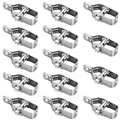 Wire Tensioner, All-Steel Wire Tightener, Heavy Duty Fence Tensioner-14PCS | Sturdy Metal Rope Tightener, Durable Fence Wire Tensioner Tool for Farm, Orchard, Outdoor Fencing and Cable Fastening - size: 3.15Inch/80MM