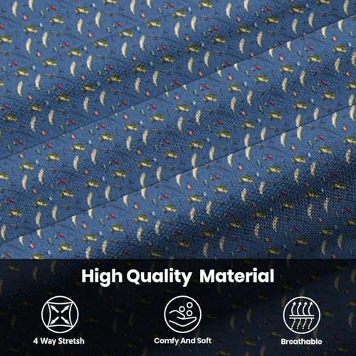 Funny Golf Shirts for Men, Quick Dry Moisture Wicking Polo Shirts - color: Fishing, size: Medium