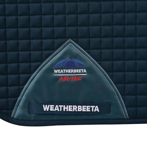 WeatherBeeta Prime Air-Tec Dressage Saddle Pad - color: Midnight Teal, size: Large