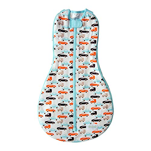 Woombie Nursery-swaddling-Blanket (0-18 Months, Boys and Toys) - color: Boys and Toys, style: Grow With Me
