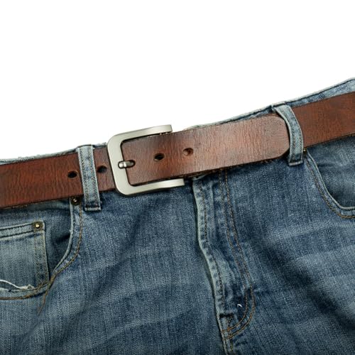 1.5"(38mm-40mm) Belt Buckle Men Replacement Buckle Heavy Duty - color: Gray Brushed