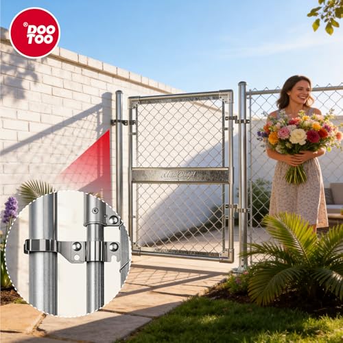 Stainless Steel 1-3/8" x 2-3/8" Chain Link Gate Latch （Fit 1-3/8" Gate Frame）, Heavy Duty Chain Link Fence Gate Fork Latch with Hole for Padlock 1Pack - color: 1-3/8"x2-3/8"