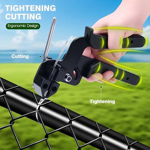 Stainless Steel Cable Tie Gun Kit,100pcs 11.8inch Metal Zip Ties - color: Black
