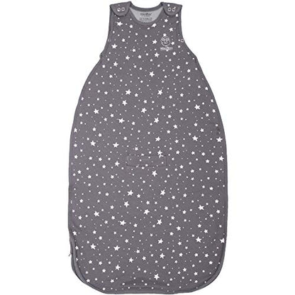 Woolino Toddler Sleeping Sack, 4 Season, Merino Wool and Organic Cotton, Baby Sleep Bag, 2-4 Years, Star Gray - color: Star Gray