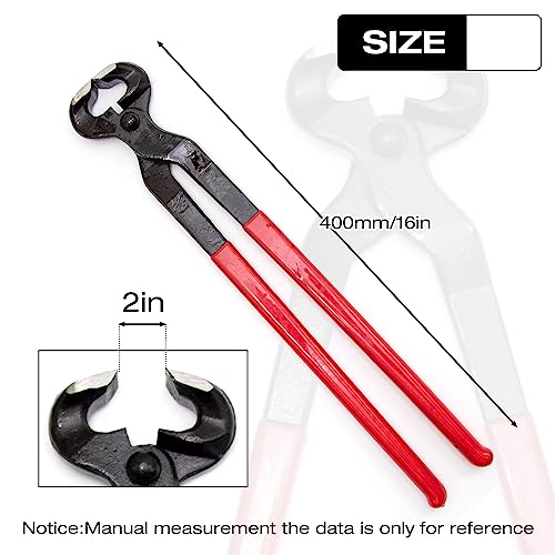 Hoypeyfiy Horse Hoof Nipper, 16 Inches Hoof Trimming Nipper,Horse Nail Clippers for Horses,Sheep,Goats,Alpacas,Veterinarians,Farm Supply