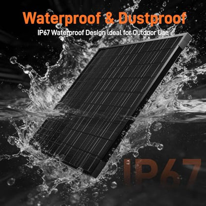 Voltset 12V 20W Solar Panels Kits for Gate Opener Electric Fence - style: 20W Pro