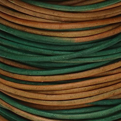 The Beadsmith Leather Cord – Gypsy Dyed Berol – 1mm Spool – 25 Yards/22.86 Meters – Indian Leather Thong Ideal for Braiding, Beading, Necklaces, Fine Lacing, Hair Accessories & DIY Jewelry Making - size: 1mm, style: Gypsy Dyed Berol – 25 Yards