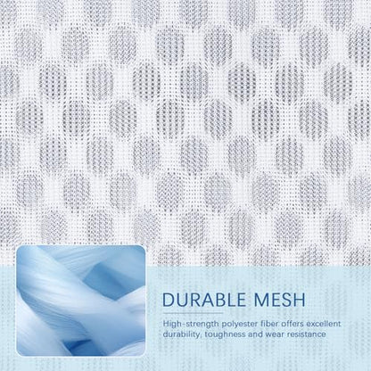 3Pcs Honeycomb Mesh Laundry Bags for Delicates, 12 x 16 inches Lingerie Bags for Washing Delicates(3 Medium)