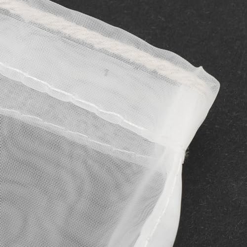 150 Micron Brew Bag for Wine Nut Milk, 100 Mesh Fine Strainer Bag 11"x17.7", Nylon Wine Filter Bag Nut Milk Bag Reusable, for Beer Wine Nut Milk, Cider, Hops, Juicing Home Brewing(1 Pc)