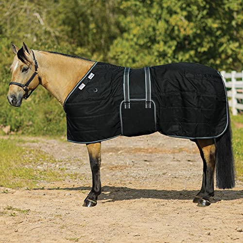 Adjusta-Fit Tekno-Fleece V-Free Bellyband Horse Stable Blanket - Lightweight | Size 78 | Adjustable Fit System | Polar Fleece Insulation | Pressure-Free Wither Design - size: 78
