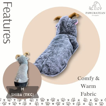 Pet Custom Dog Custom Cat Custom Hoodie, Sporty Look, Funny Gift, Halloween Holiday (Goat with Hat, Small) - color: Goat with Hat, size: Small