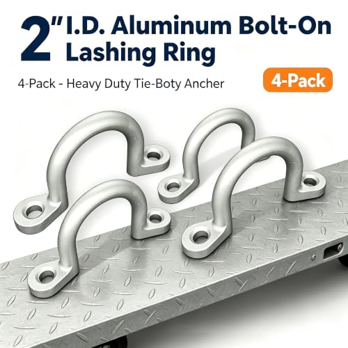 Aluminum Tie Down Ring for Horse Trailer Bolt-On