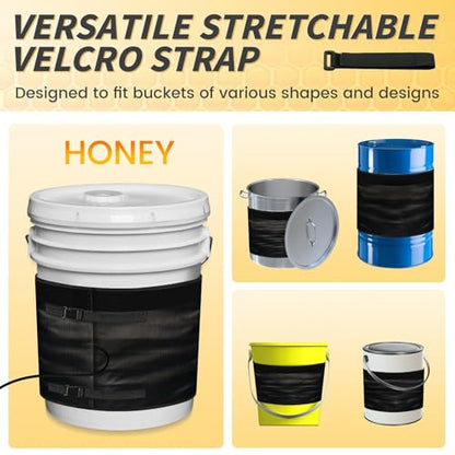 5 Gallon Honey Bucket Heater, Insulated Aluminum Foil Pail Warmer