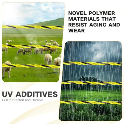 BESTEEL Electric Fence Poly Wire Electric Fencing Polywires 660 Feet 200M - size: 660 Feet
