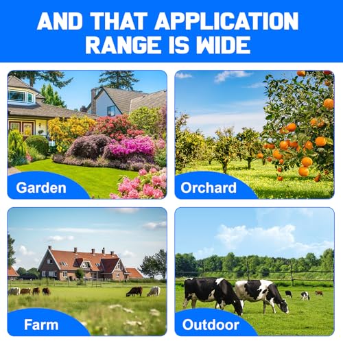 Fence Wire Tightener, 1Pcs Tighteners Handle and 20Pcs 6mm Fence Wire Tightener Clips, 1/4" Barb Wire Fencing Tools Wire Tensioning Tool for Wire Fence Farm Garden