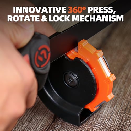 Rushmore Garden Tool Blade Sharpener – Carbide & Ceramic Sharpener for Pruners, Scissors, Axes, Hedge Shears & Lawn Mower Blades – Repairs, Hones & Maintains Sharp Edges - style: Combo Pack