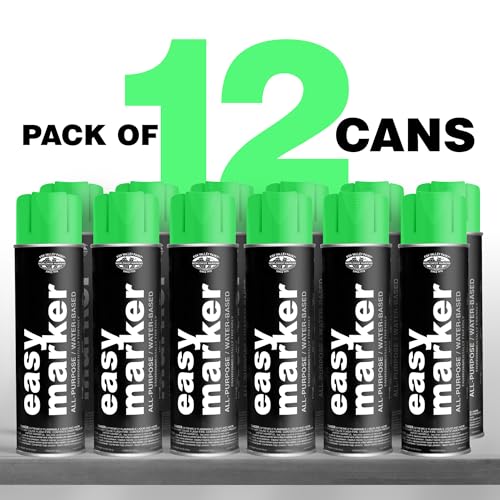 Fox Valley Easy Marker Inverted Paint 16oz Pack of 12, Green Fluorescent