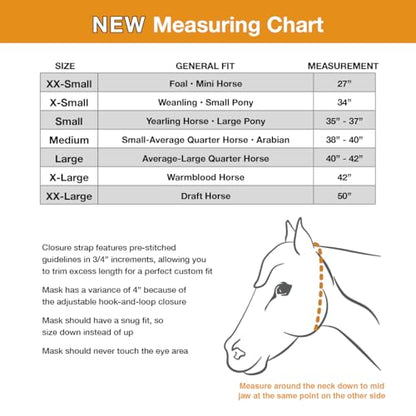 Cashel Crusader Fly Mask, Long Nose with Ears (Grey, Horse)