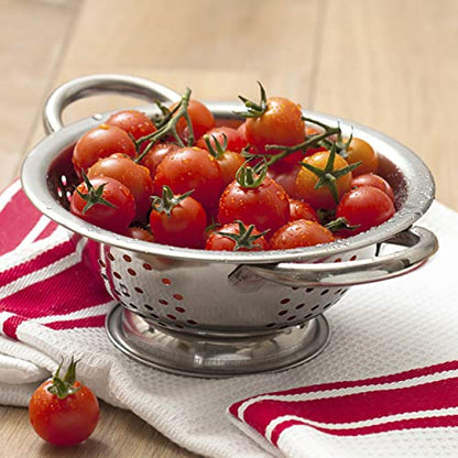 ExcelSteel Colander Set Stainless Steel | Nesting Design | Mirror Polished | Oversized Handles | 1-4 Quart, Set of 3 - size: 1 QT/2.5 QT/4 QT