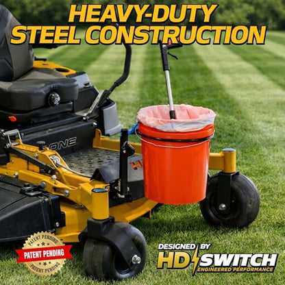 Retractable 6-Way Clamp-On Universal Mount 5 Gallon Bucket Holder