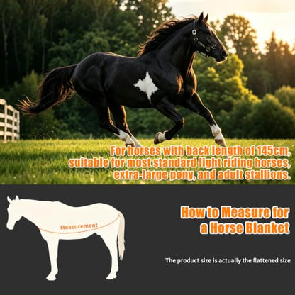 Horse Fly Sheet Breathable 78" UV Protection Equine Summer Sheets Stand Neck White - size: 78"(145cm)