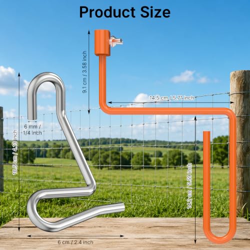 Fence Wire Tightener, Barb Wire Fence Tools for Wire Fence Farm Garden
