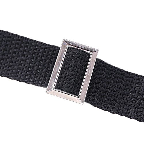 Swpeet 25 Pcs Assoreted Metal Tri-Glide Slides Buckles Kit, Tri-Glide Slides Square Ring Slide Adjusters Buckles Webbing Belts Buckle for Belt Bags DIY Accessories - 25mm / 30mm / 35mm / 40mm/ 45mm