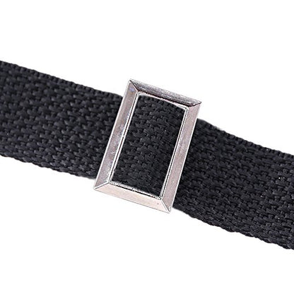 Swpeet 25 Pcs Assoreted Metal Tri-Glide Slides Buckles Kit, Tri-Glide Slides Square Ring Slide Adjusters Buckles Webbing Belts Buckle for Belt Bags DIY Accessories - 25mm / 30mm / 35mm / 40mm/ 45mm
