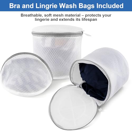 8 Pack Mesh Laundry Bags for Delicates, Laundry Bags Mesh Wash Bags in 7 Sizes (Include Bra and Lingerie Wash Bags), Lingerie Bags for Washing Delicates, Garment Bag for Washing Machine - style: Ulimate